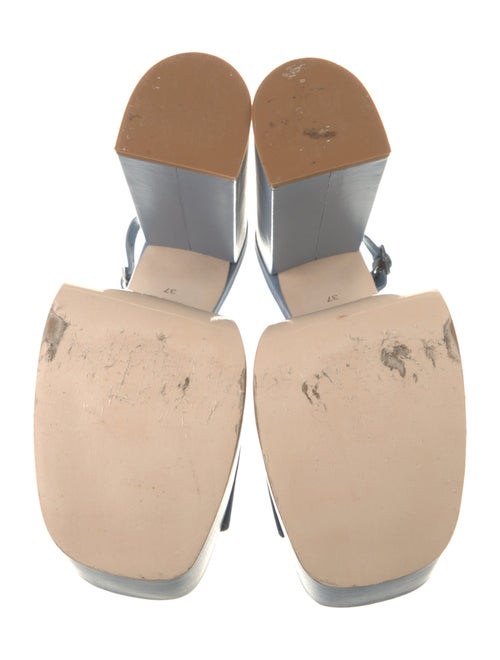 Cult Gaia Leather Slingback Sandals