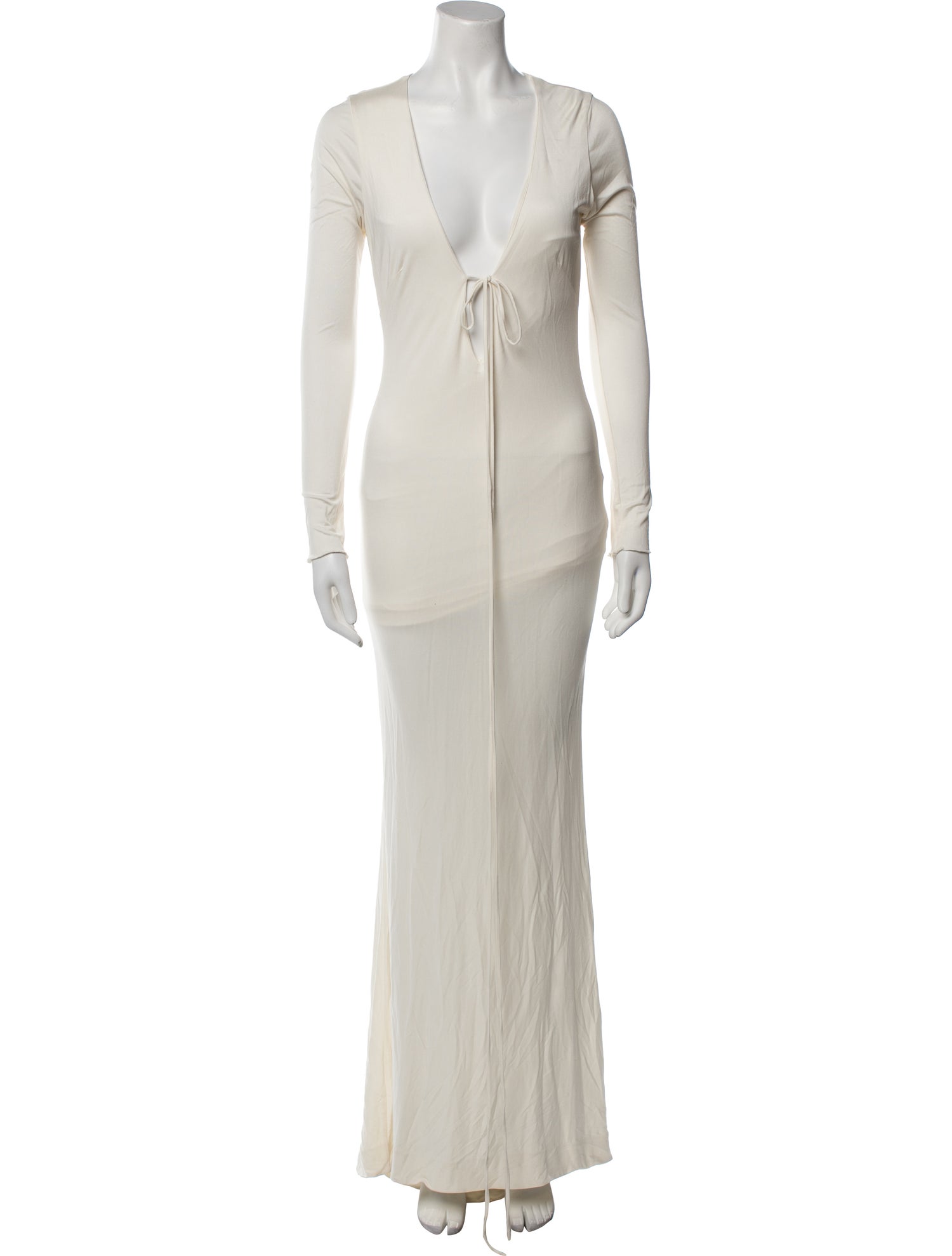 Cult Gaia V-Neck Long Dress