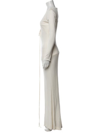Cult Gaia V-Neck Long Dress