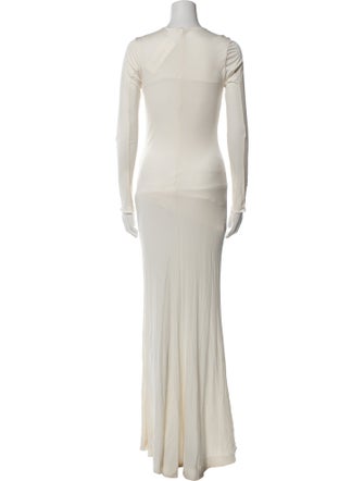 Cult Gaia V-Neck Long Dress