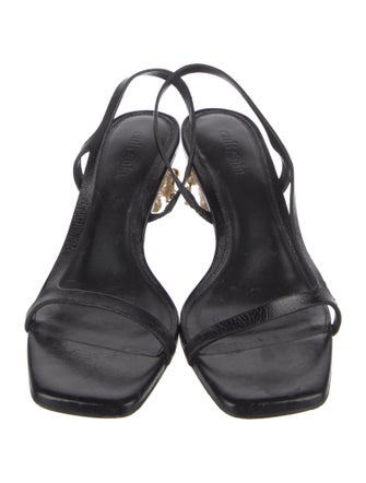 Cult Gaia Leather Slingback Sandals