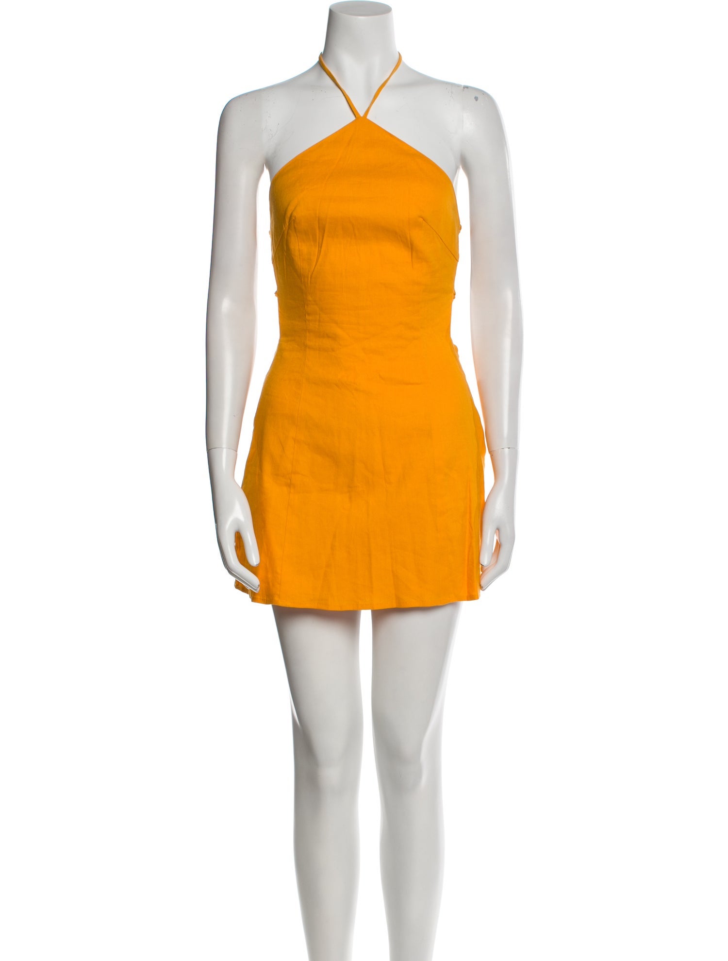 Cult Gaia Halterneck Mini Dress