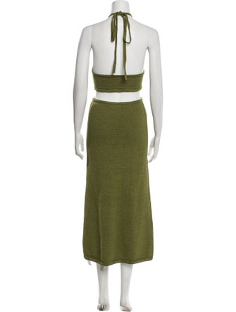 Cult Gaia Halterneck Long Dress