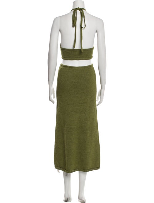 Cult Gaia Halterneck Long Dress