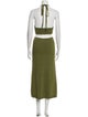 Cult Gaia Halterneck Long Dress
