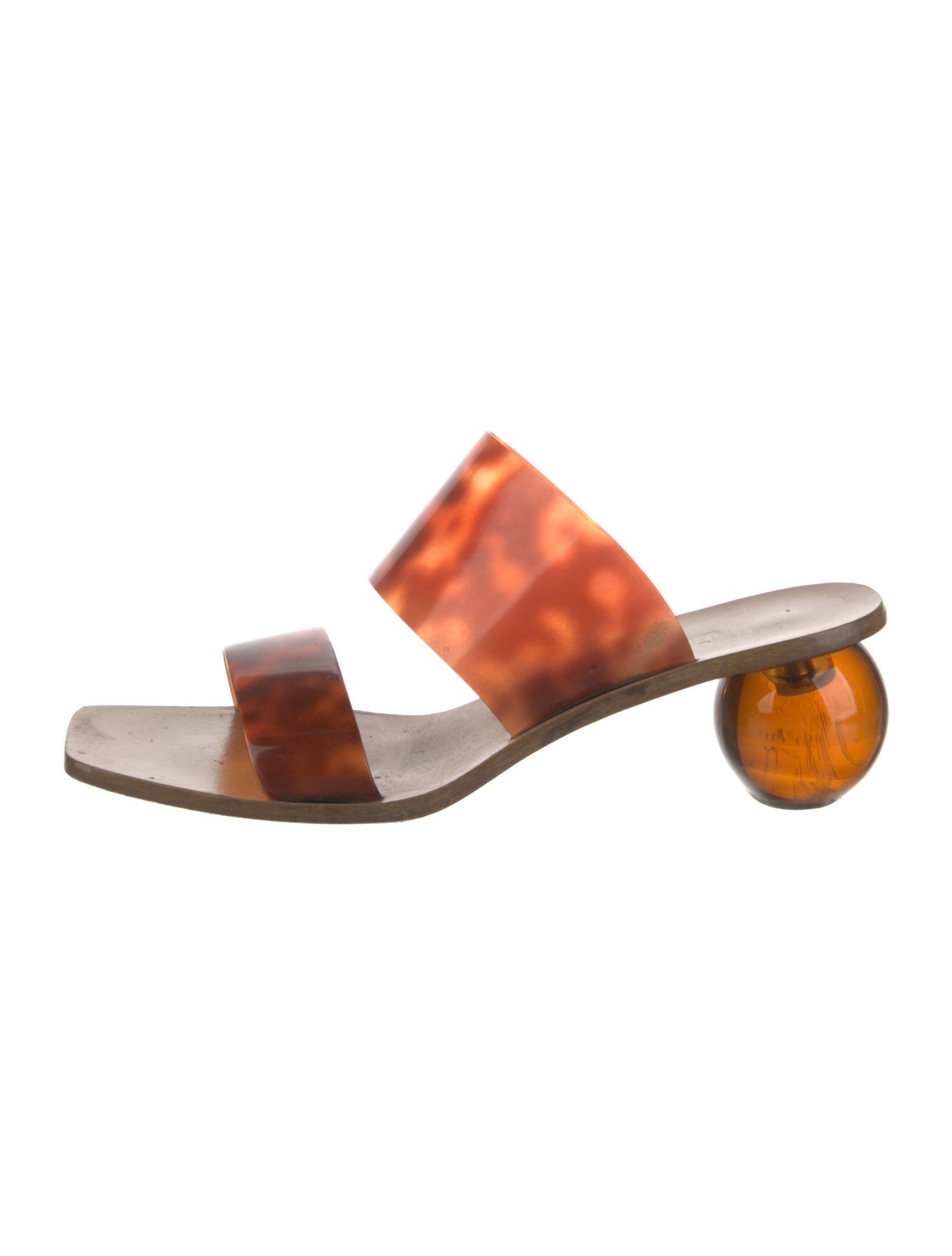 Cult Gaia PVC Animal Print Slides