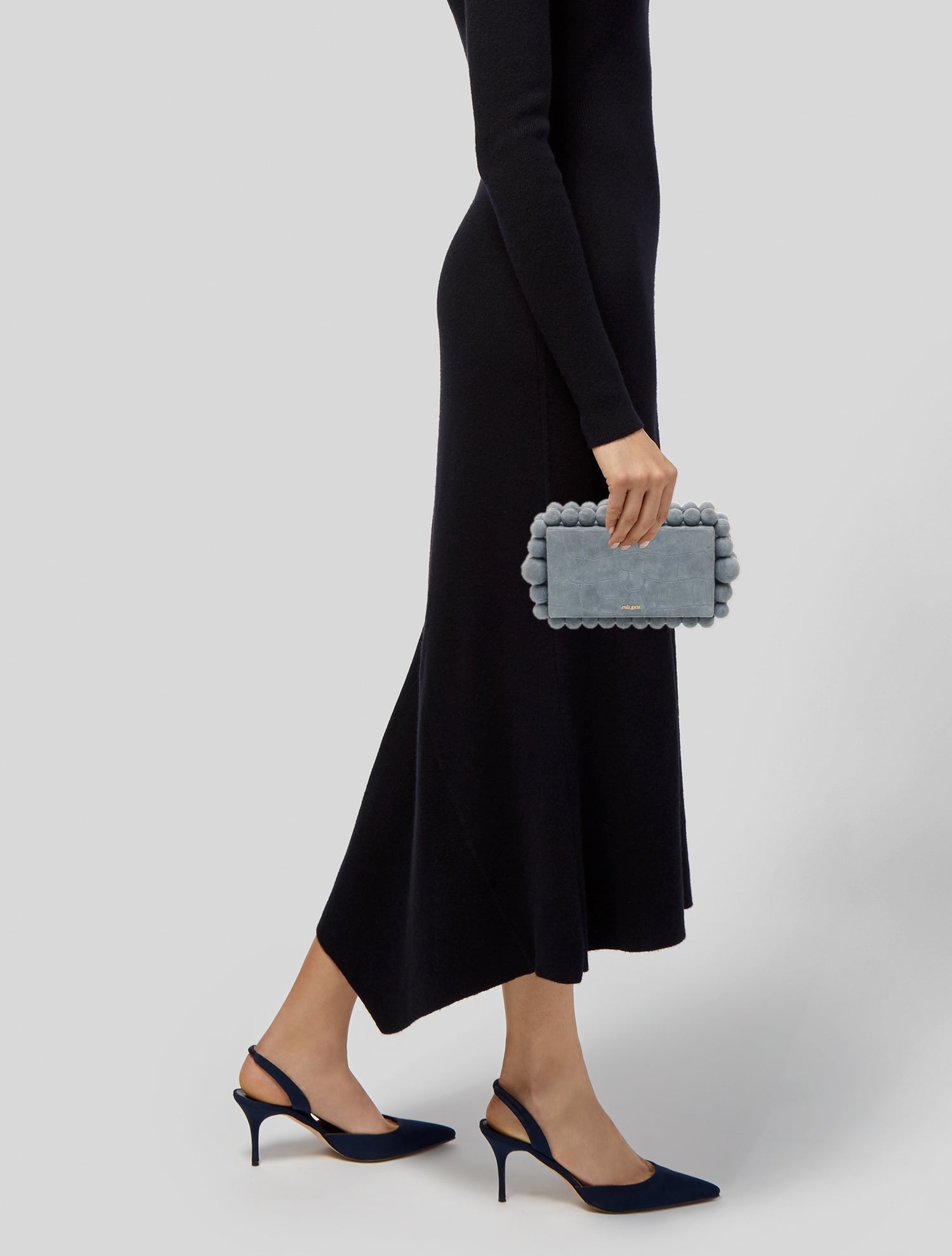 Cult Gaia Suede Clutch w/ Tags