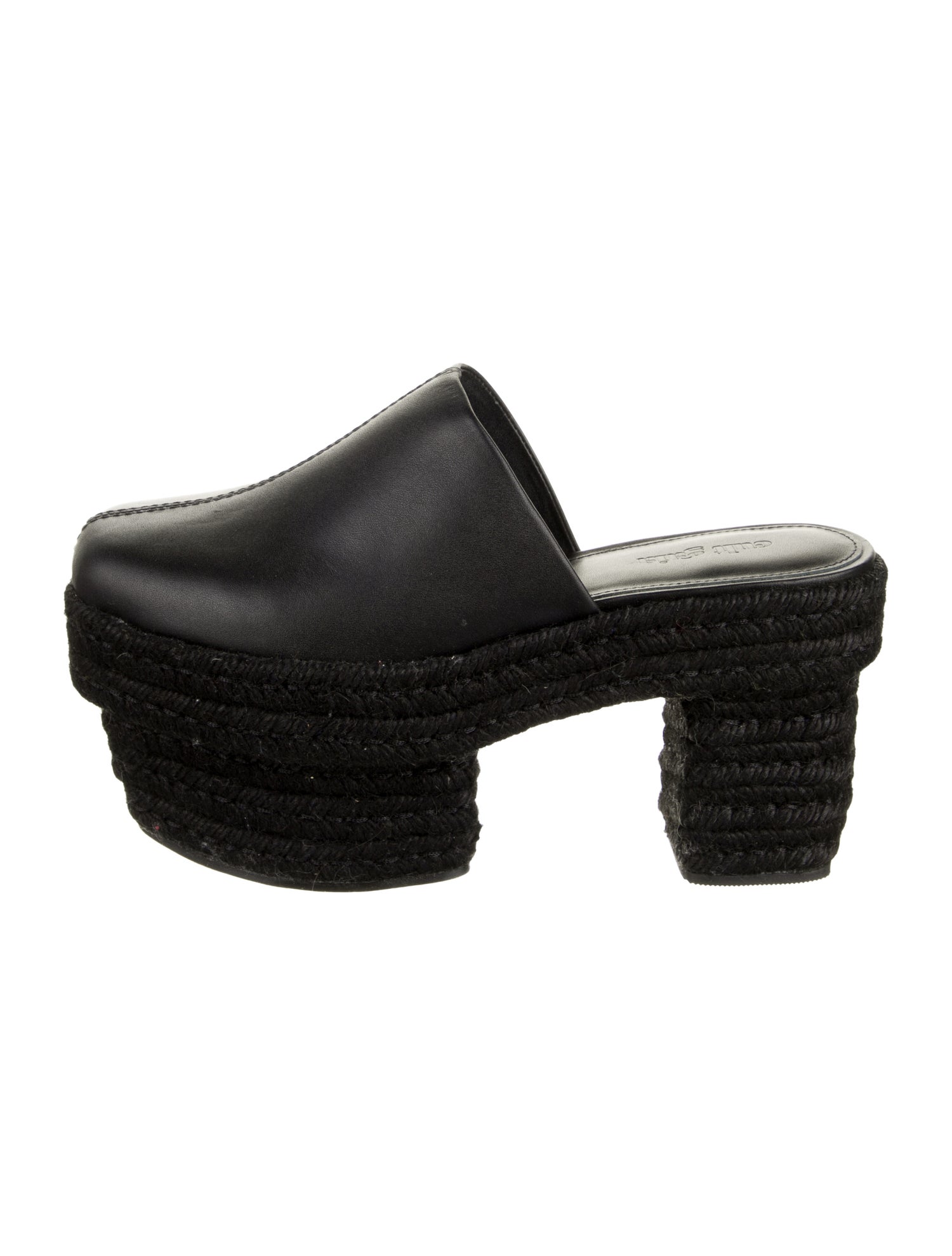 Cult Gaia Leather Slides