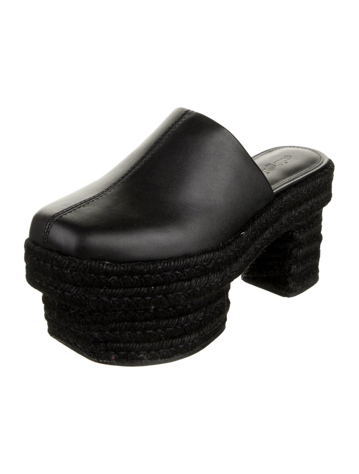 Cult Gaia Leather Slides