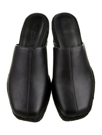 Cult Gaia Leather Slides