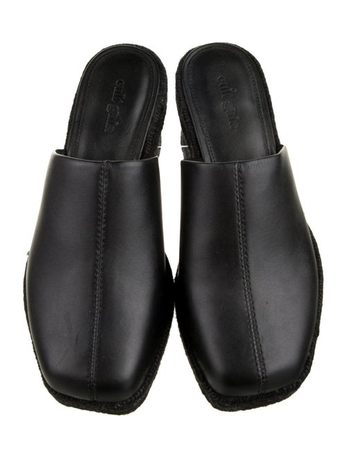 Cult Gaia Leather Slides