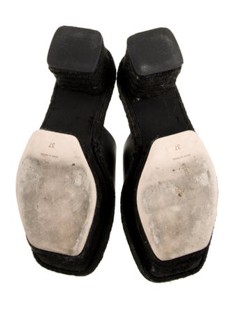 Cult Gaia Leather Slides