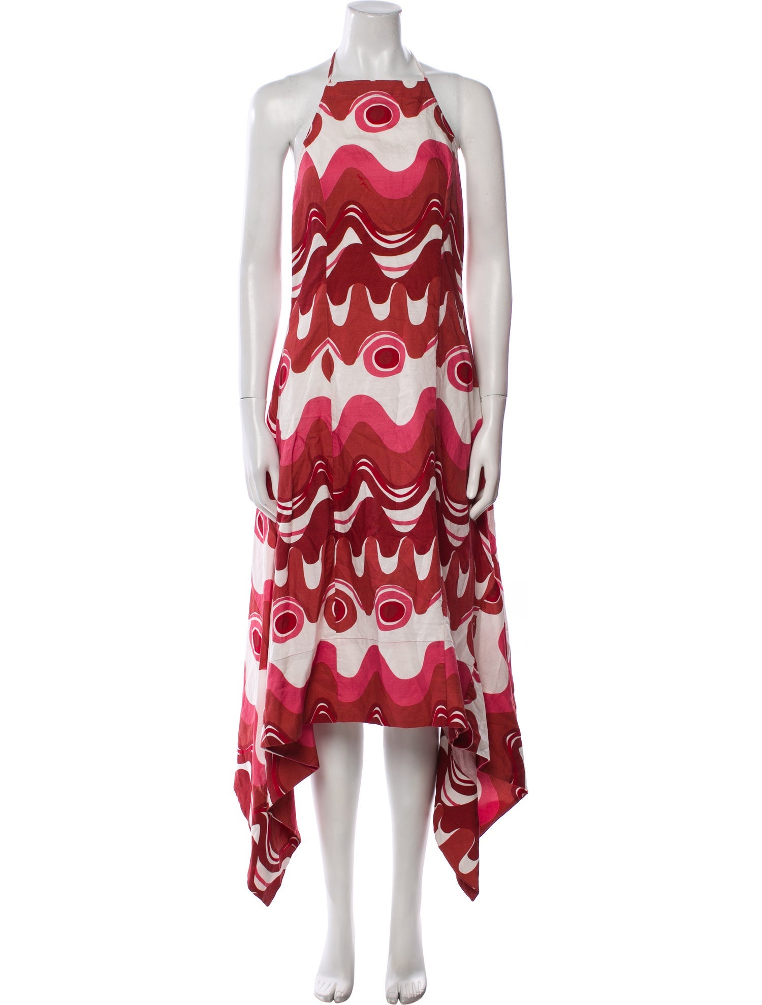 Cult Gaia Printed Midi Length Dress