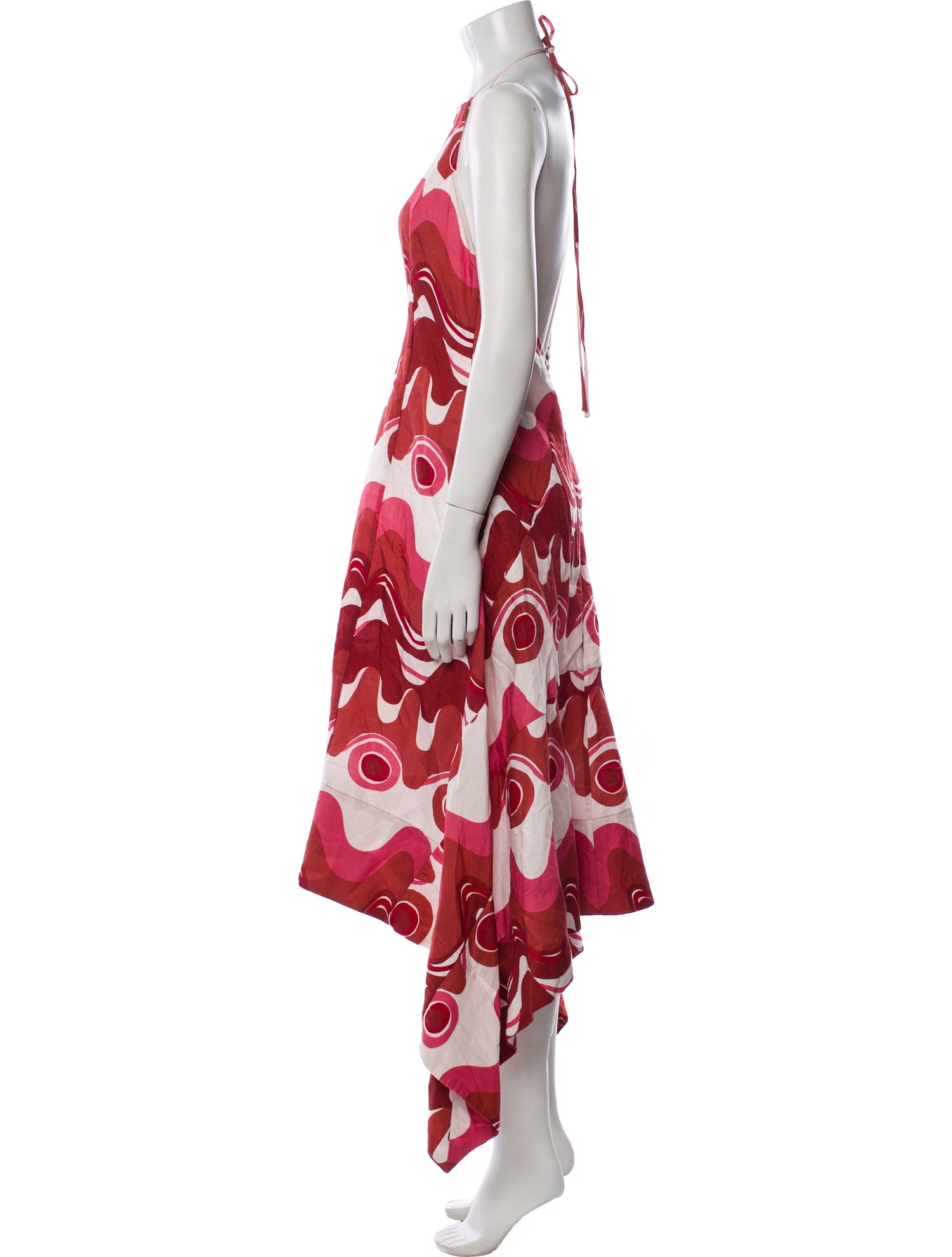 Cult Gaia Printed Midi Length Dress