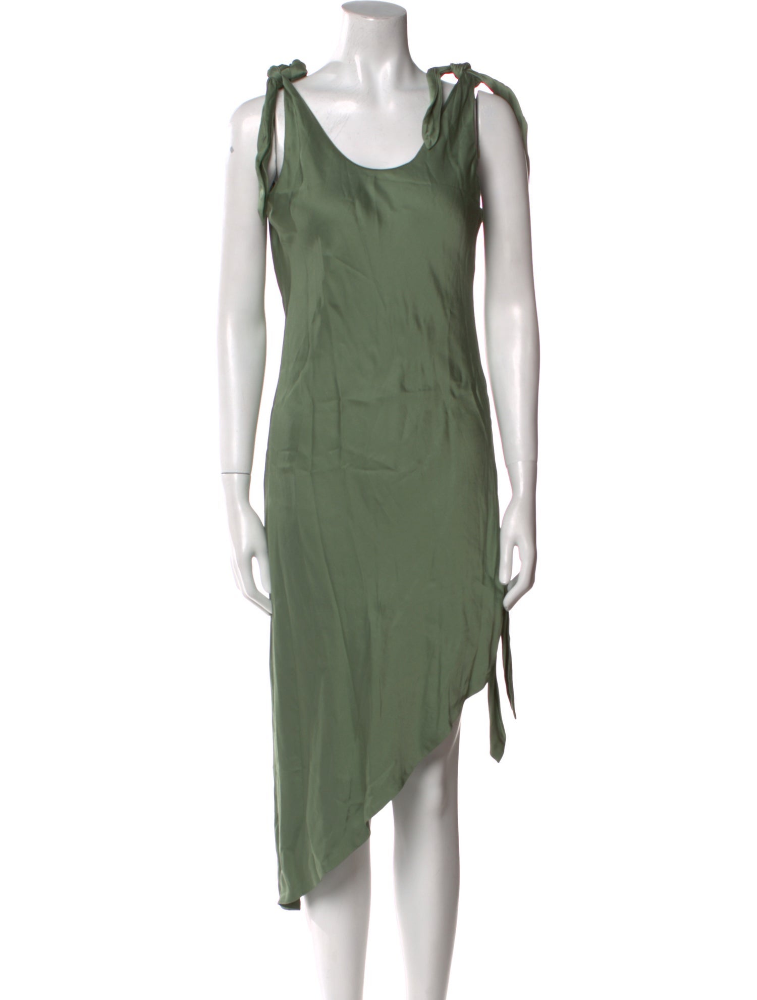 Cult Gaia Scoop Neck Midi Length Dress