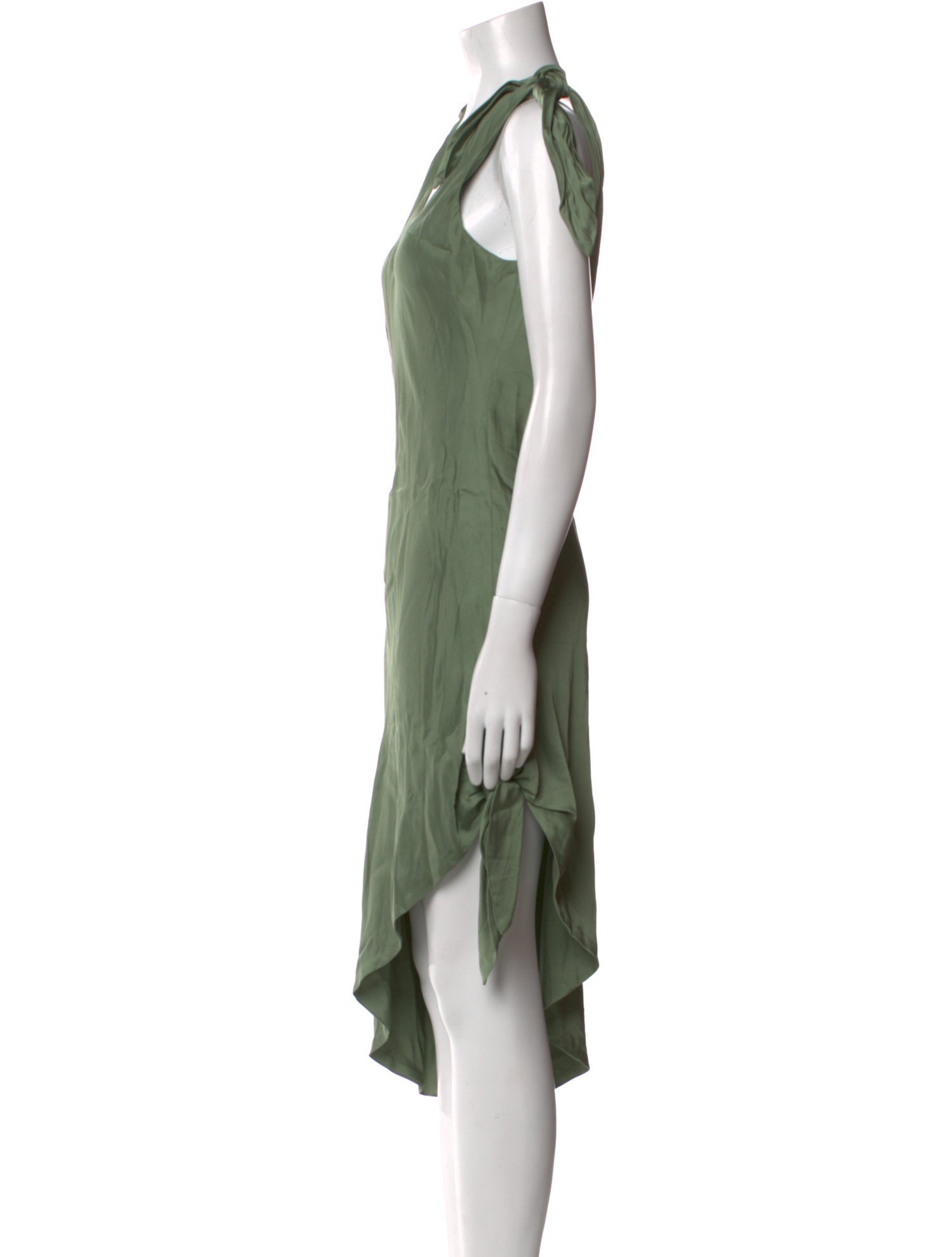 Cult Gaia Scoop Neck Midi Length Dress