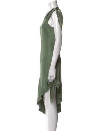 Cult Gaia Scoop Neck Midi Length Dress