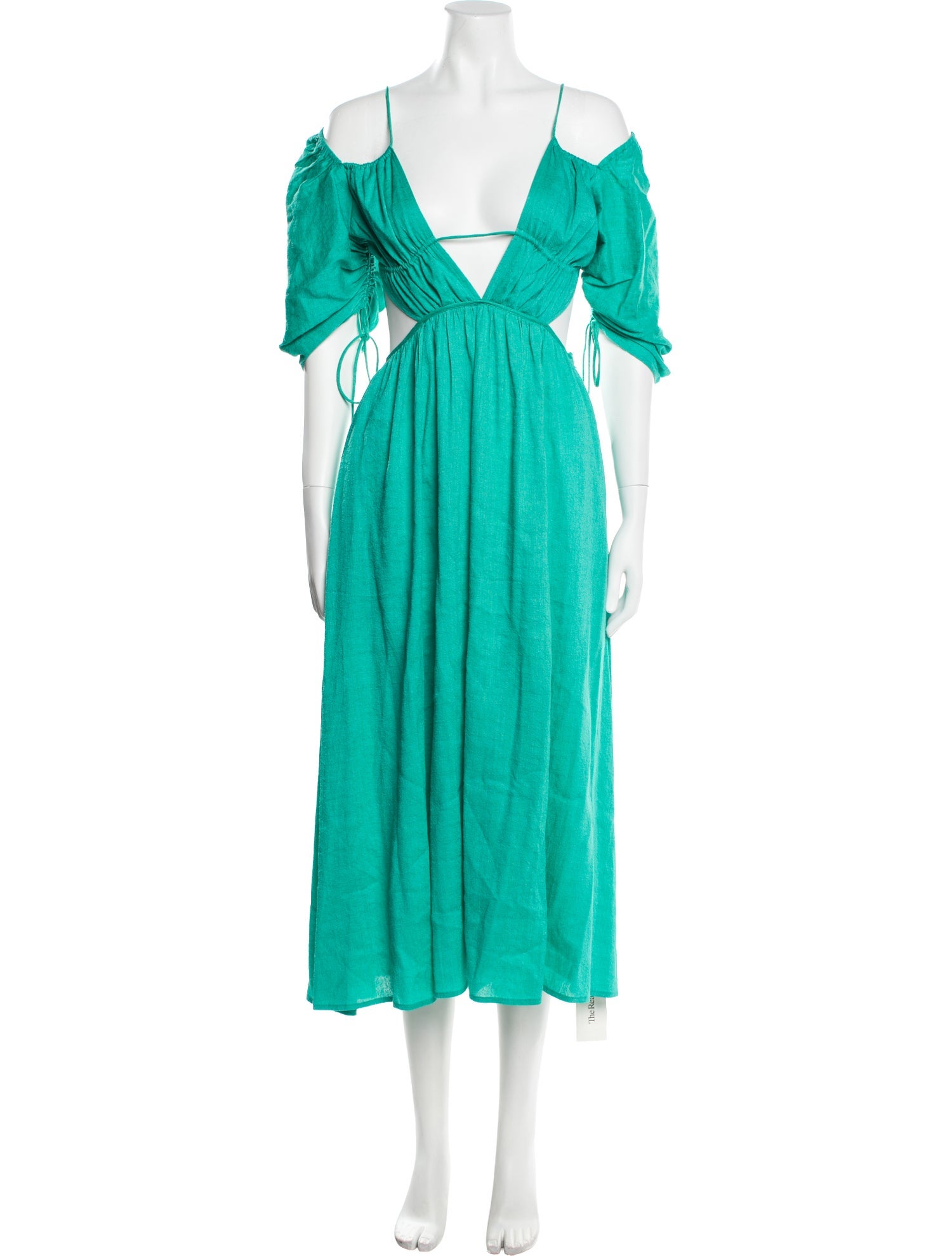 Cult Gaia V-Neck Long Dress