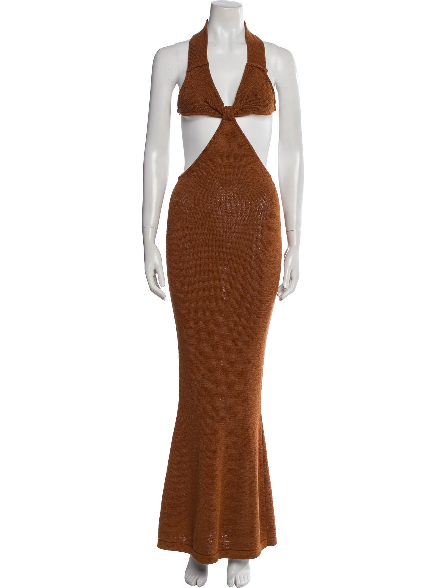 Cult Gaia Halterneck Long Dress