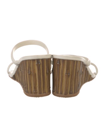 Cult Gaia Leather Slides