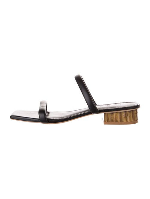 Cult Gaia Leather Slides