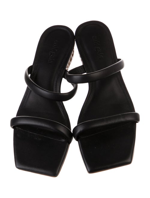 Cult Gaia Leather Slides