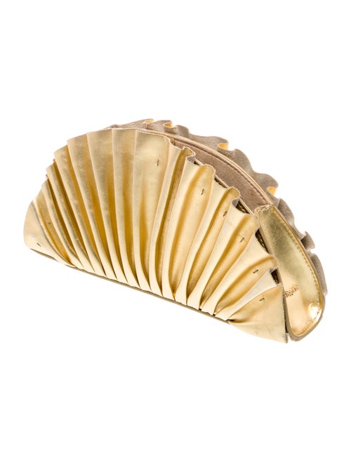 Cult Gaia Leather Clutch