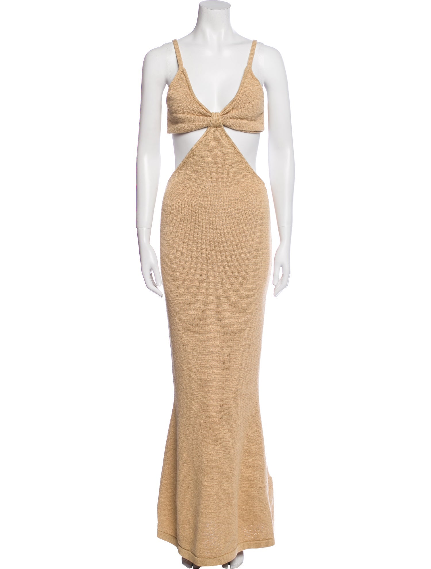 Cult Gaia V-Neck Long Dress