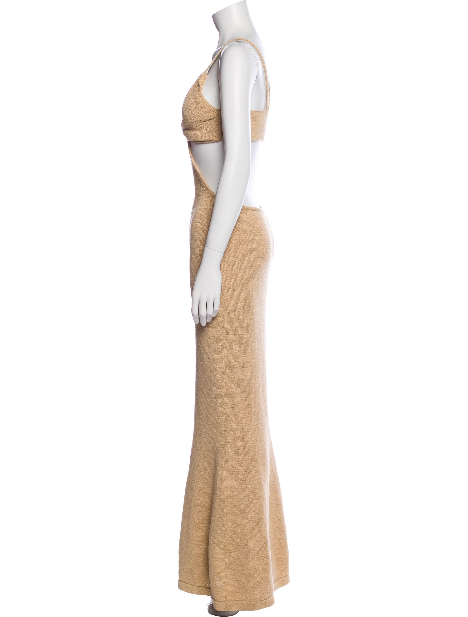 Cult Gaia V-Neck Long Dress