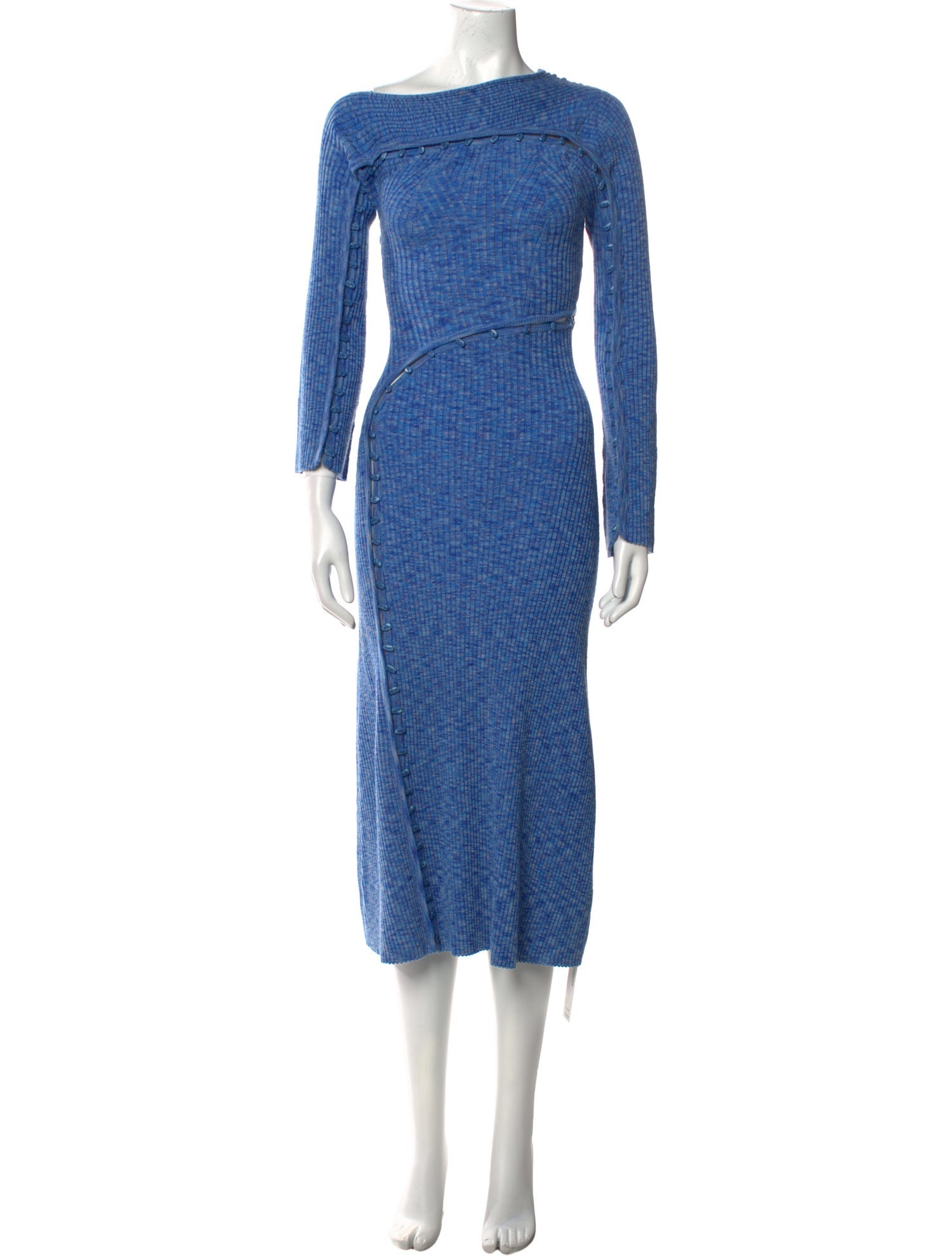 Cult Gaia Bateau Neckline Midi Length Dress