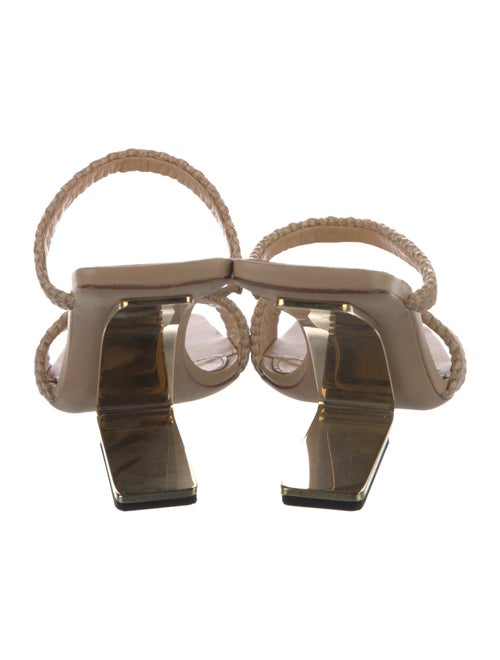 Cult Gaia Raffia Slides