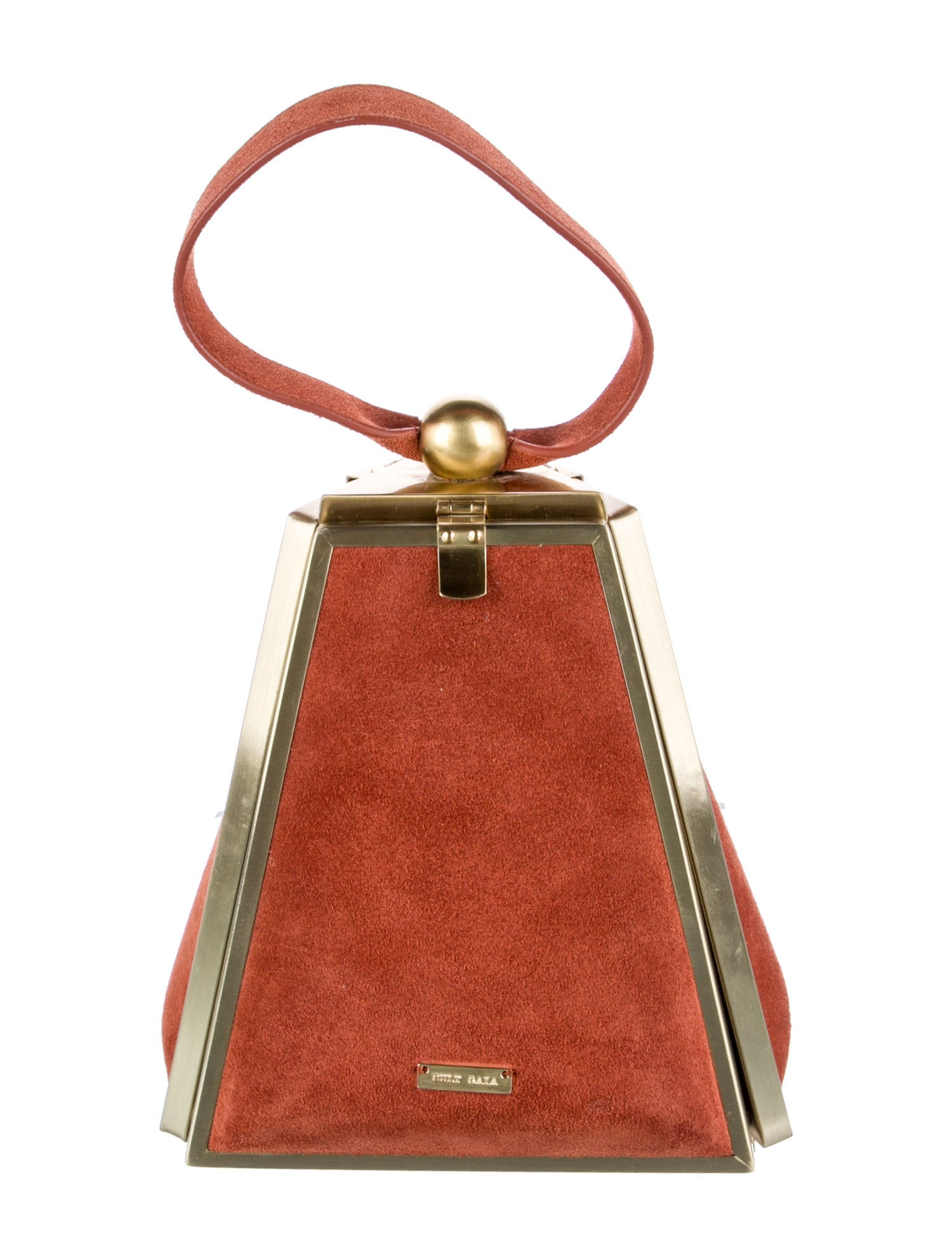 Cult Gaia Suede Top Handle Bag