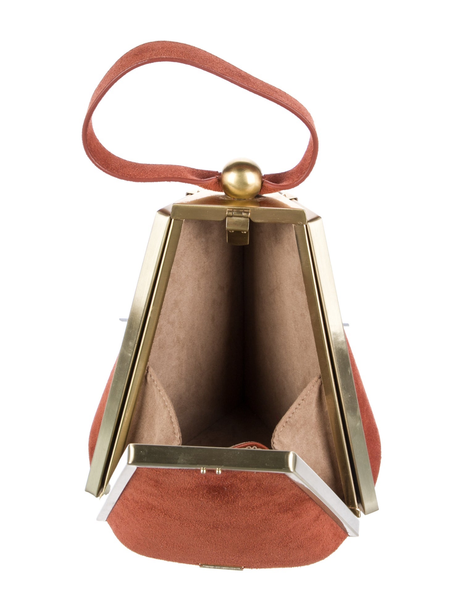 Cult Gaia Suede Top Handle Bag