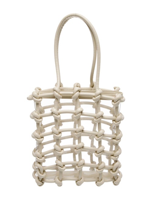 Cult Gaia PVC Top Handle Bag