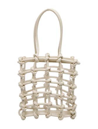Cult Gaia PVC Top Handle Bag