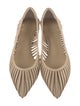 Cult Gaia Raffia Ballet Flats