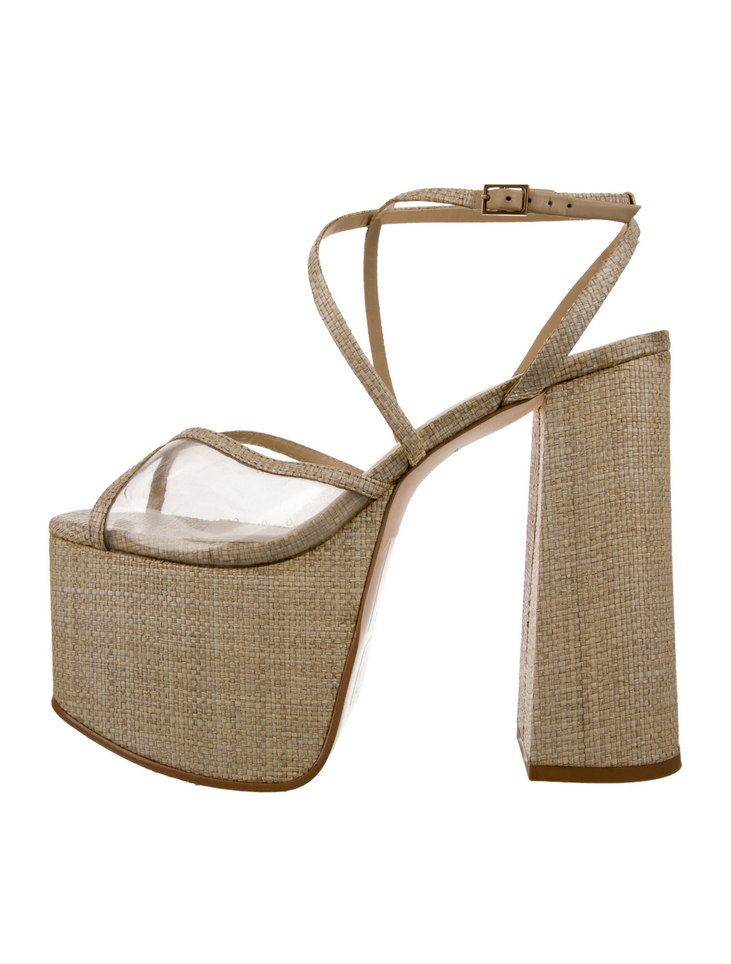 Cult Gaia Raffia Sandals
