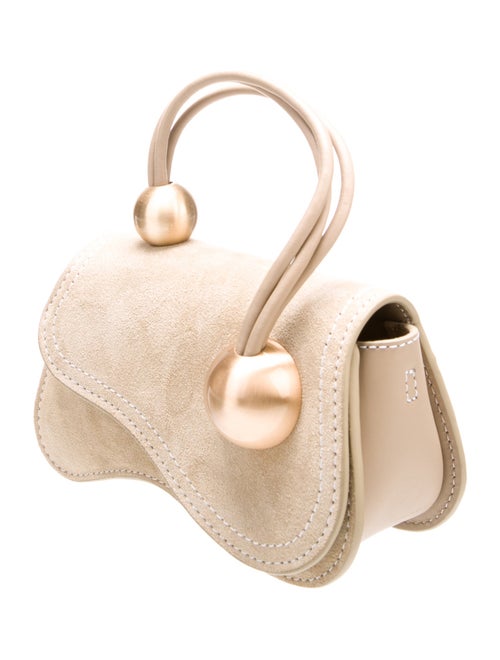 Cult Gaia Suede Top Handle Bag