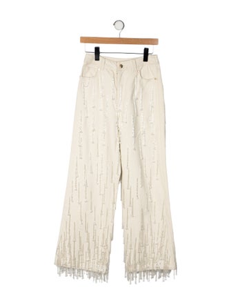 Cult Gaia High-Rise Wide Leg Jeans
