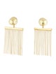 Cult Gaia Chain 'Farah' Drop Clip-On Earrings
