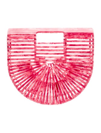 Cult Gaia Acrylic Top Handle Bag