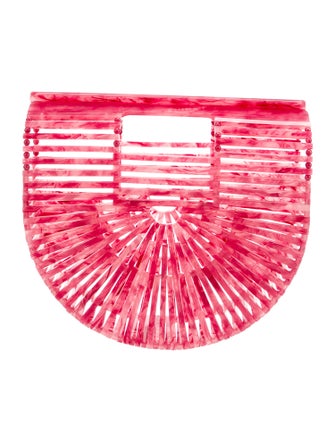 Cult Gaia Acrylic Top Handle Bag