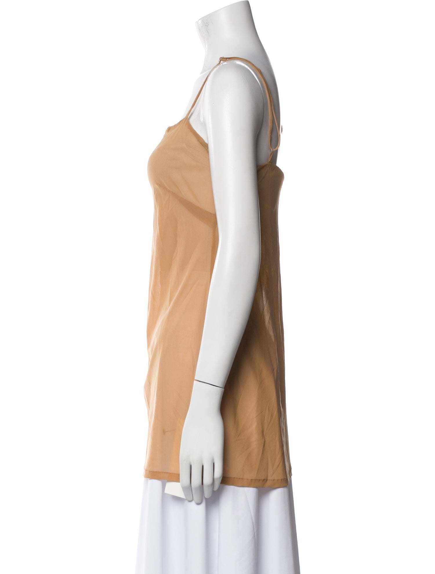 Cult Gaia Silk Square Neckline Top