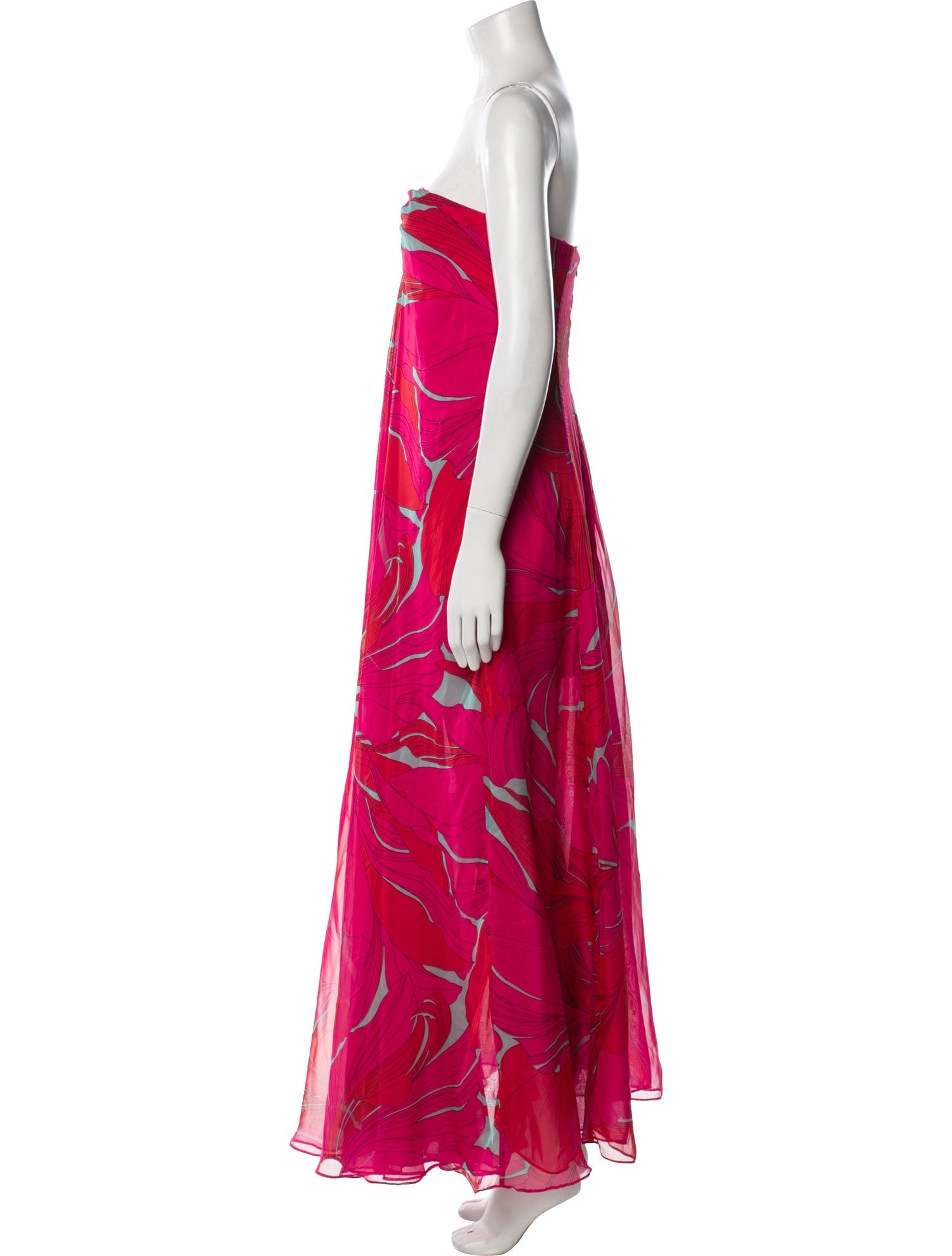 Cult Gaia Printed Long Dress