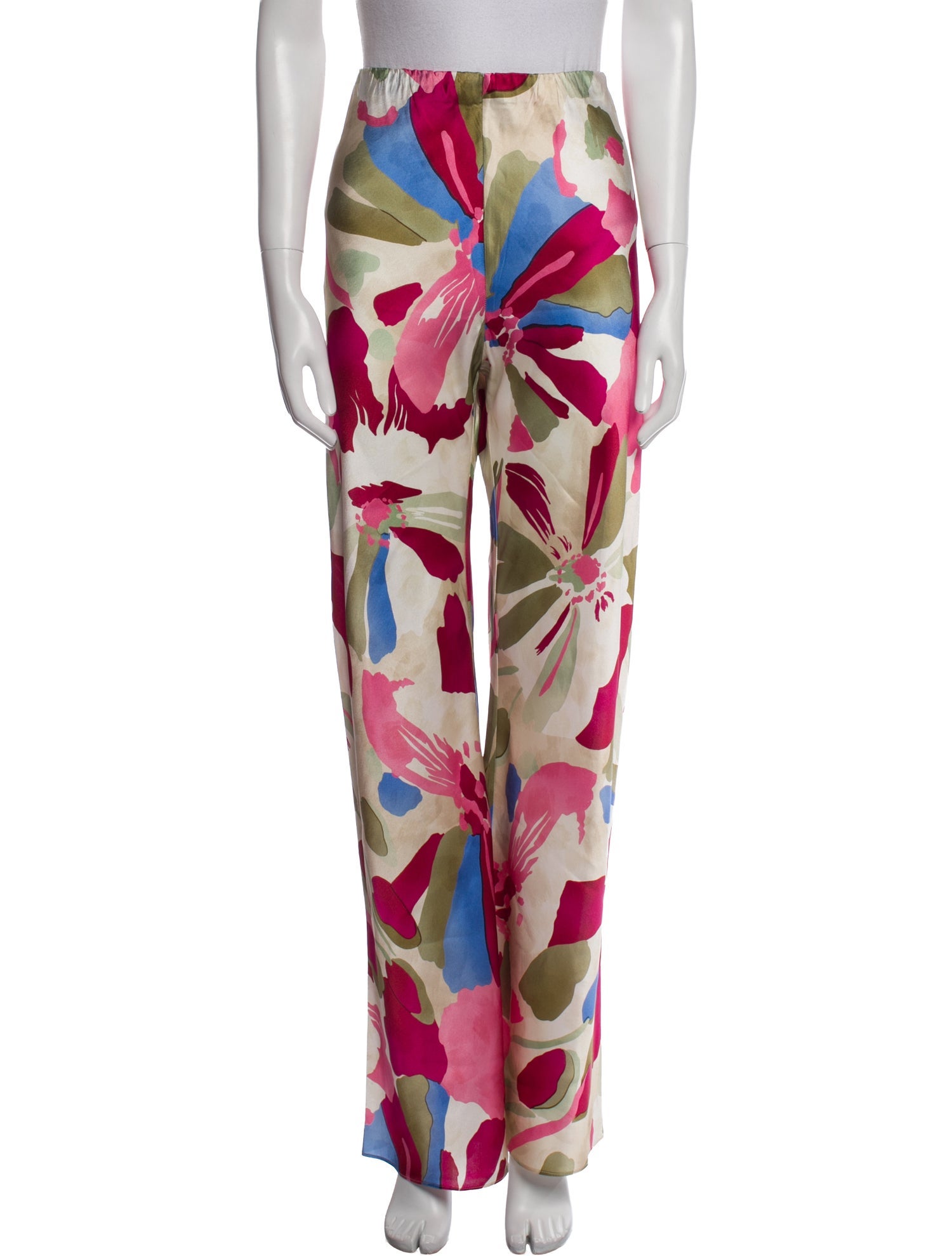 Cult Gaia Silk Printed Pajamas w/ Tags