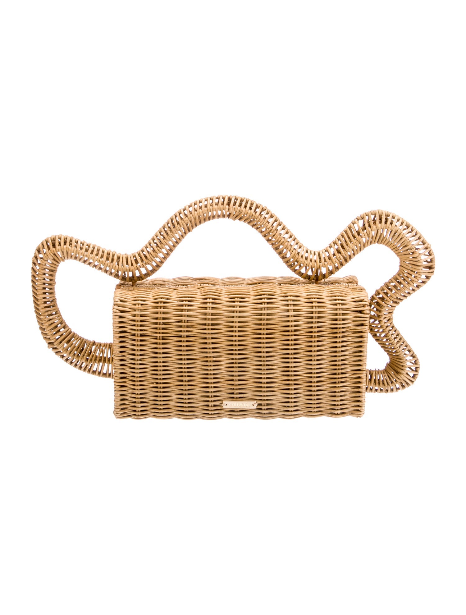 Cult Gaia Wicker Top Handle Bag