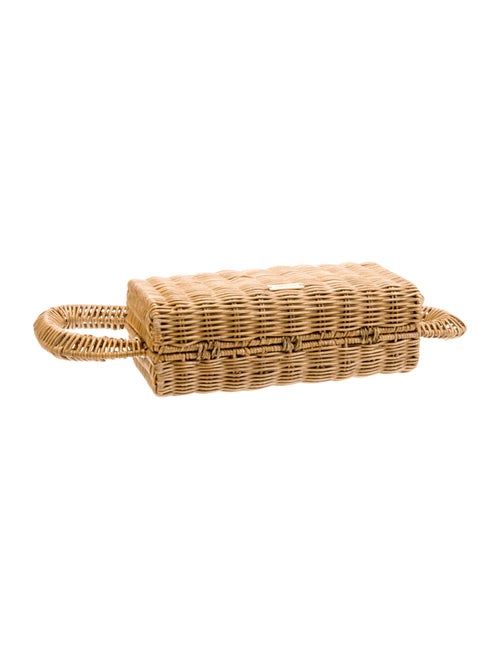 Cult Gaia Wicker Top Handle Bag