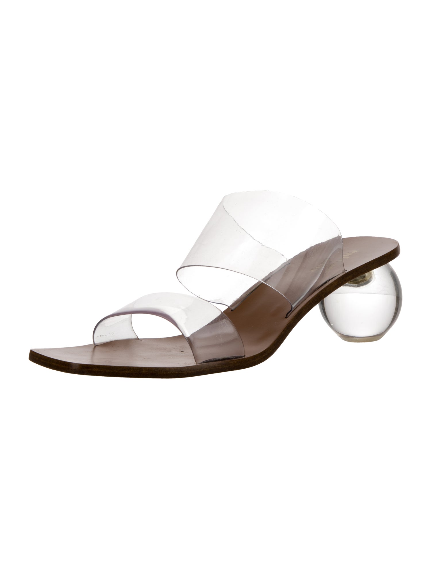 Cult Gaia Leather Slides