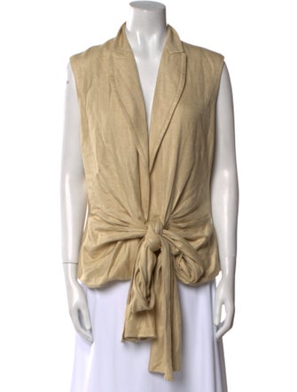 Cult Gaia V-Neck Sleeveless Blouse