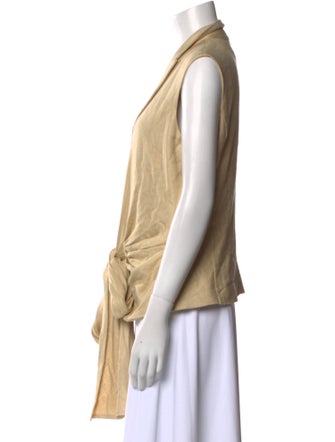 Cult Gaia V-Neck Sleeveless Blouse